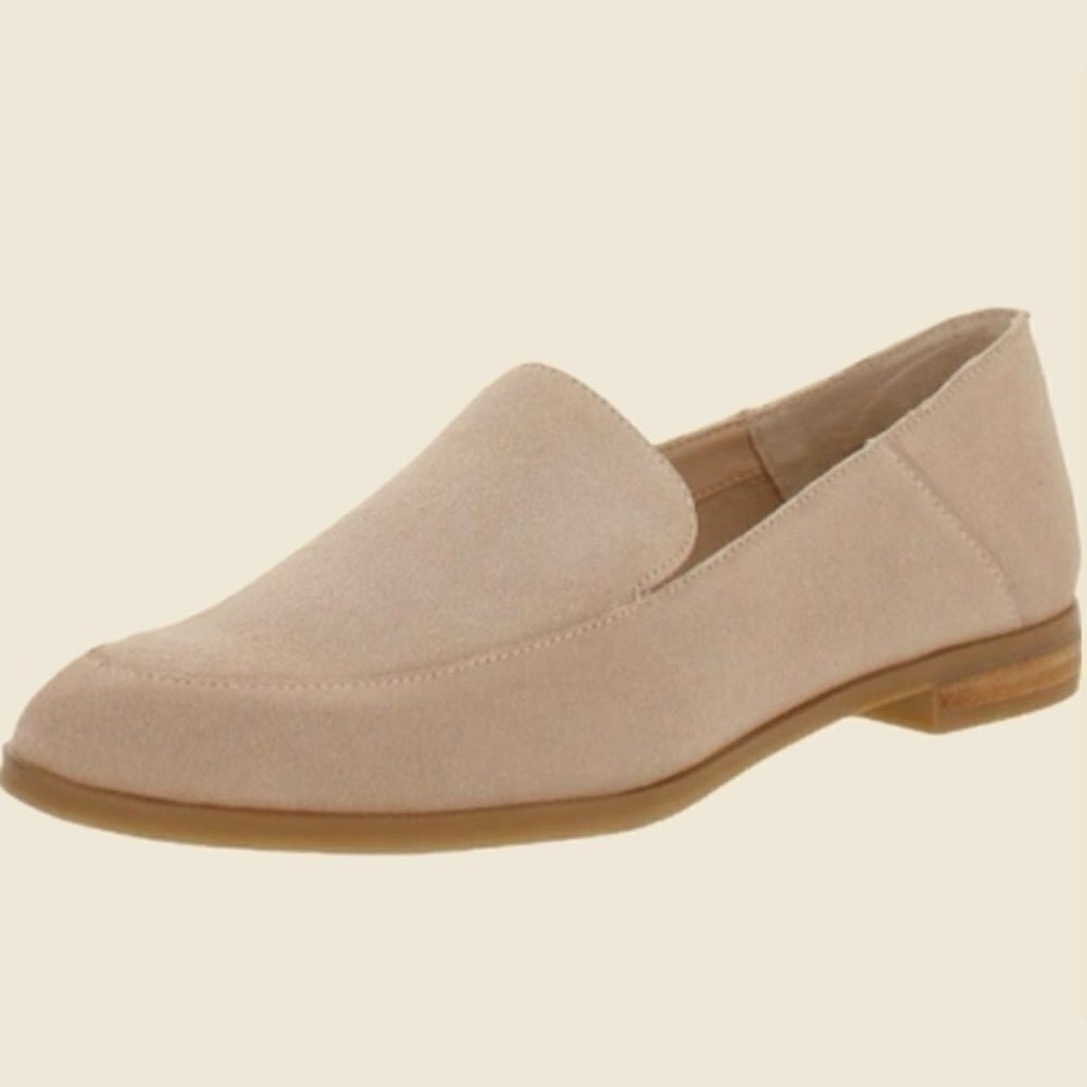 Dolce Vita Women's Size 10 Suede Calla Loafer Taupe Slip-on Flat